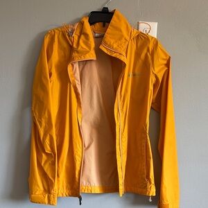 Columbia Women's Vibrant Yellow Rain Jacket